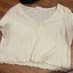 Brand:Hippie Rose-Color:Pastel yellow-Size:XL